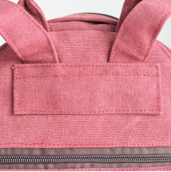 Boho Women's Canvas Backpack Purse Small Canvas Rucksack - Image 7