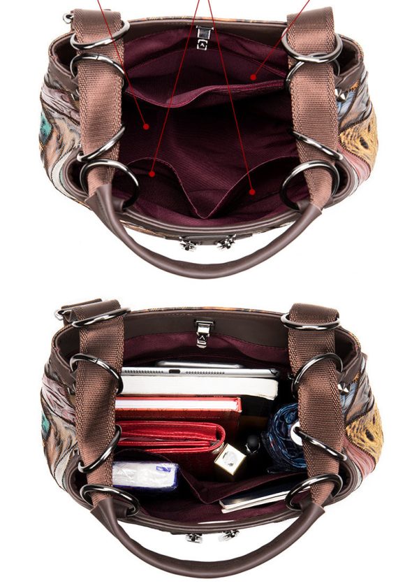 Boho Womens Convertible Leather Backpack Purse Shoulder Bucket Bag - Image 15