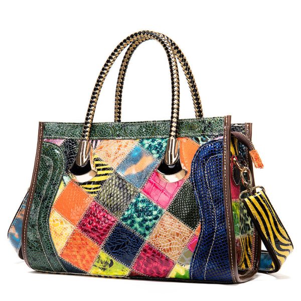 Womens Leather Shoulder Bag Western Leather Handbags - Image 5