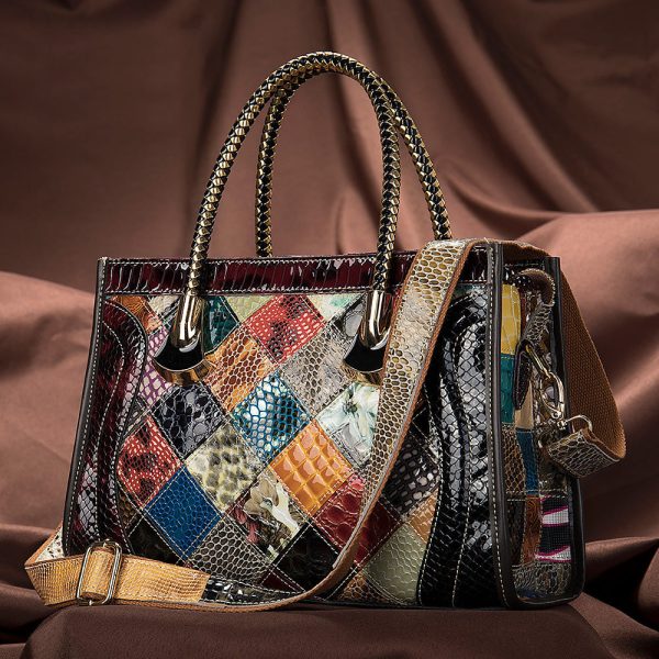 Womens Leather Shoulder Bag Western Leather Handbags - Image 3
