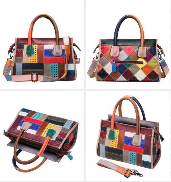 Womens Leather Shoulder Bag Western Leather Handbags - Image 12