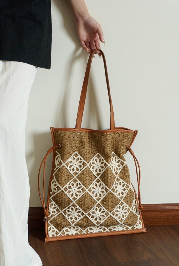 Chic Women's Boho Handbags Crochet Tote Bag For Women - Image 7