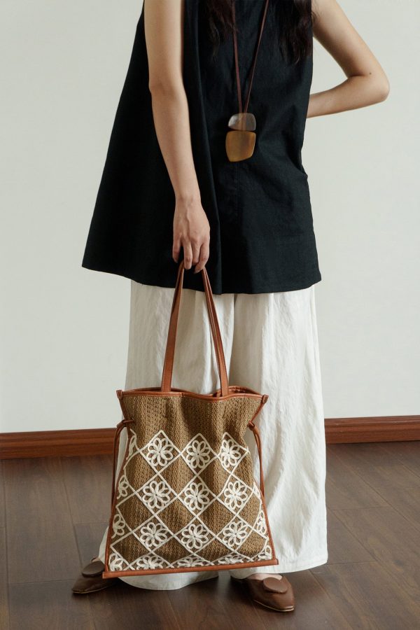 Chic Women's Boho Handbags Crochet Tote Bag For Women - Image 8