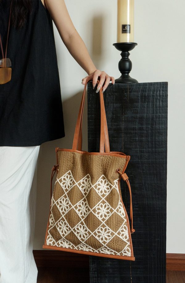 Chic Women's Boho Handbags Crochet Tote Bag For Women - Image 5