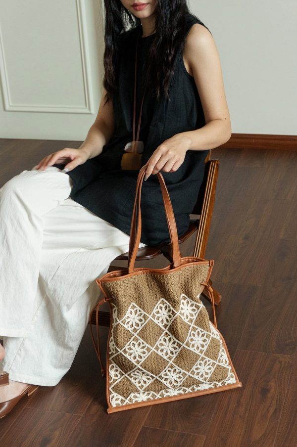 Chic Women's Boho Handbags Crochet Tote Bag For Women - Image 16