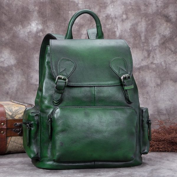 13 Cool Womens Brown Leather Backpack Purse Trendy Backpacks for Women