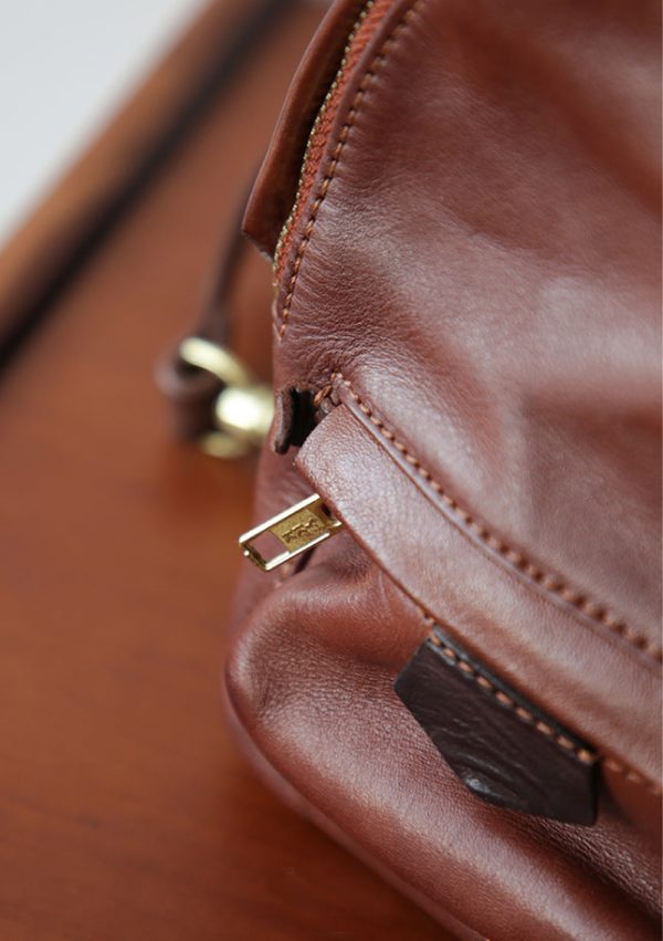 Vintage Womens Genuine Leather Mini Backpack Purse Rucksack Purse For Women - Image 17