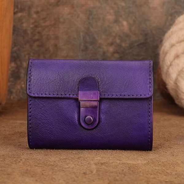 Women's Wallet With Lots Of Card Slots Leather Small Wallets For Women - Image 4
