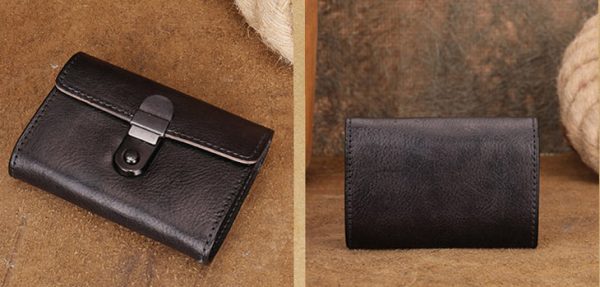 Women's Wallet With Lots Of Card Slots Leather Small Wallets For Women - Image 17