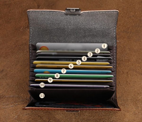 Women's Wallet With Lots Of Card Slots Leather Small Wallets For Women - Image 18