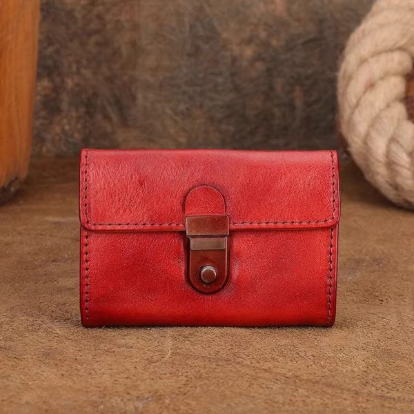 Women's Wallet With Lots Of Card Slots Leather Small Wallets For Women