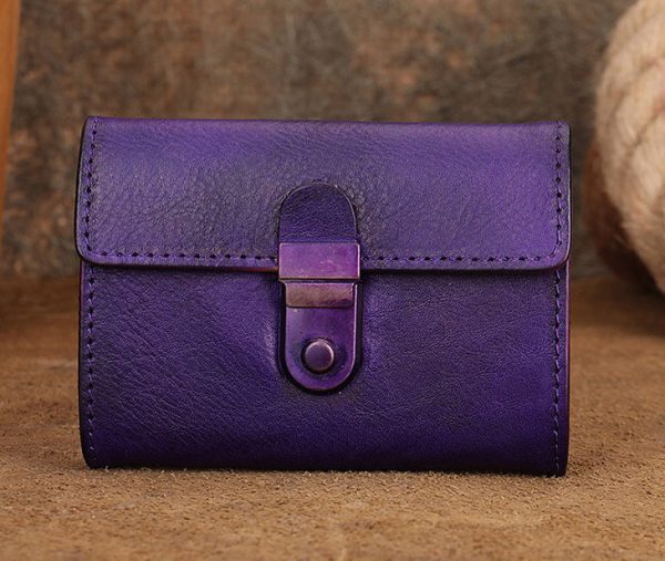 Women's Wallet With Lots Of Card Slots Leather Small Wallets For Women - Image 21