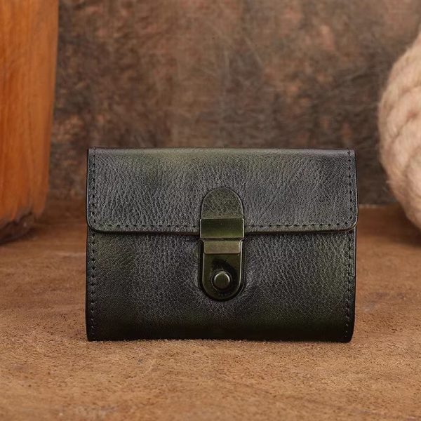 Women's Wallet With Lots Of Card Slots Leather Small Wallets For Women - Image 19