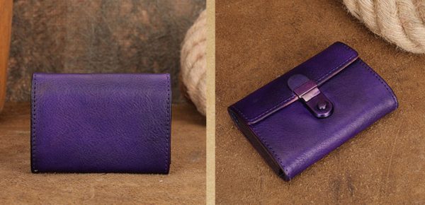 Women's Wallet With Lots Of Card Slots Leather Small Wallets For Women - Image 5