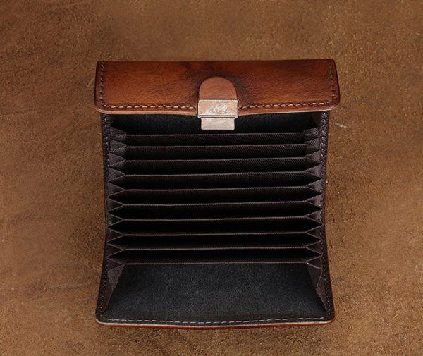 Women's Wallet With Lots Of Card Slots Leather Small Wallets For Women - Image 14
