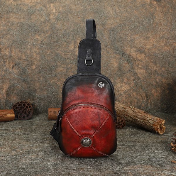 Women's Designer Leather Sling Bag Purse Chest Pack Bag For Women - Image 13